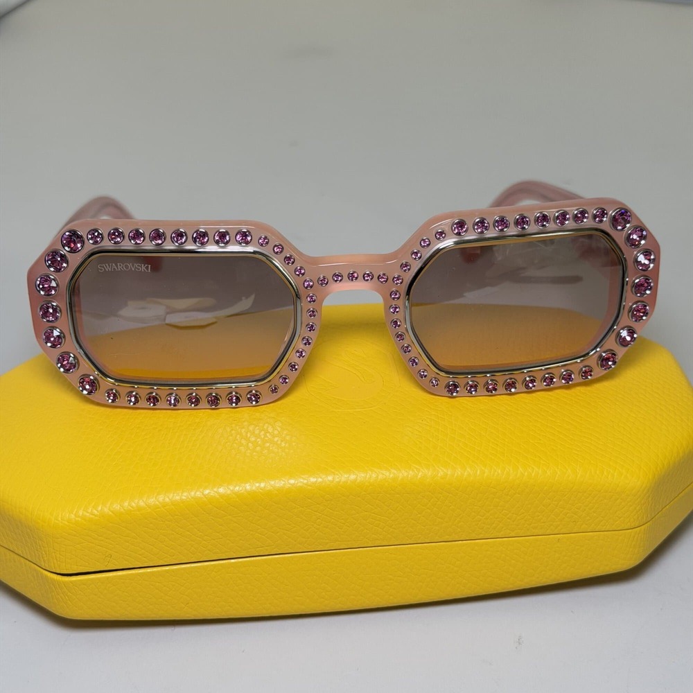 Swarovski SK0345-4872U Octagonal Sunglasses